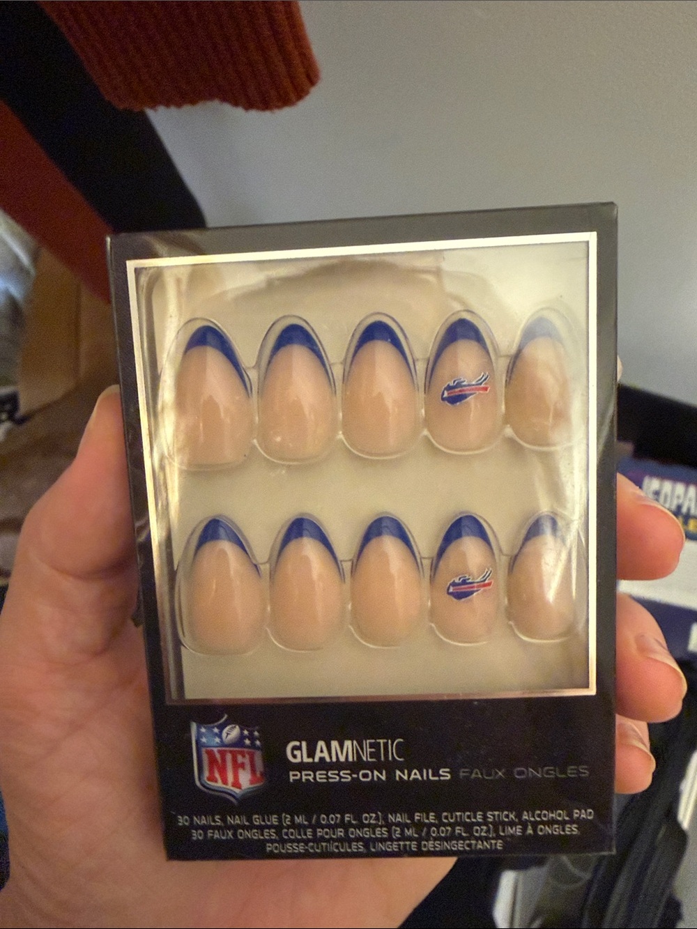 Glamnetics Press-On Nails – Buffalo Bills